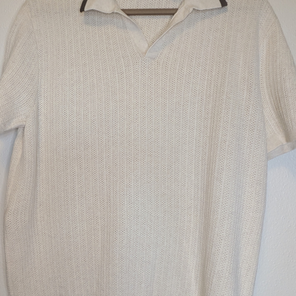 Ralph Lauren Off-White Knit Polo